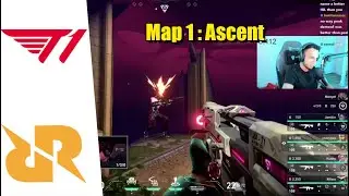 FNS react to T1 vs RRQ | Map 1 | PLAYOFFS | VCT 2025: Pacific Stage 2 |