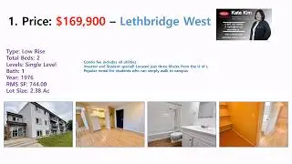 Affordable Homes under $200,000 in Lethbridge, Alberta - Lethbridge Realtor Kate Kim