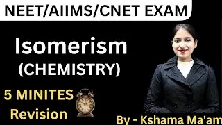 Basic of Isomerism and its classification (Chemistry) Organic #neet #aiims by kshama mam👆 