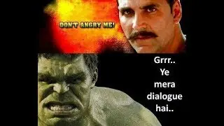 Akshay Kumar VS hulk latest fight must watch