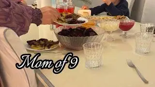Winter days with 9 children🌨️Slow living at home