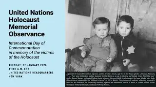 Holocaust Memorial Observance 2026 | United Nations