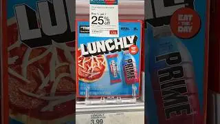NOW AVAILABLE AT TARGET 🔥#lunchly #drinkprime #feastables  #target  #mrbeast #loganpaul #ksi