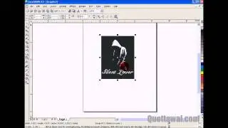 How to convert a Picture into bitmaps and trace it in Corel Draw
