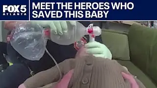 Sandy Springs police officers jump in to save baby | FOX 5 News