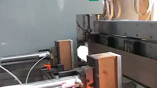MZ Project - PADE - Band saw for cutting wooden lamellas with automatic loader