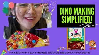 DIY 10,000 year old Dinosaur Vs Jurassic Cookie #disclosingtime  #freegiftsinside  #majedarreview