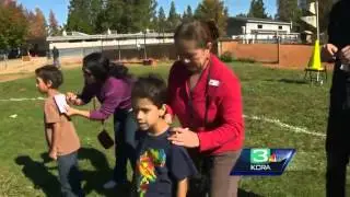 Grass Valley students exercise for money