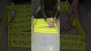 How to make an Incubator Turning Egg Tray at Home #skfarm