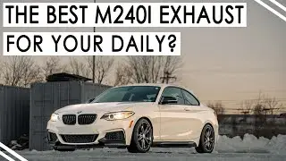BMW M240 2016+ | Fabspeed Muffler Bypass Exhaust and Sport Cat Downpipe | Sound Comparison