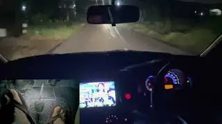 POV Drive Mobilio E MT 2014 At night at 11 pm