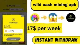 Wild cash | mining app 2023 | earn 17$ every week |Tech Smasher