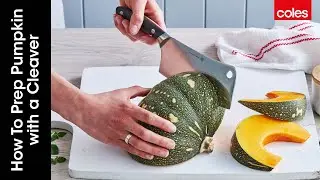 How To Prep Pumpkin with a Cleaver