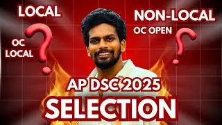 Ap Dsc Selection Open & Local Full Details 2025 | Ap Dsc OC Open Oc Local Full Details | Non Local