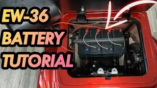 🔥 How To Change or Replace The Batteries on a E-Wheels EW-36 Scooter