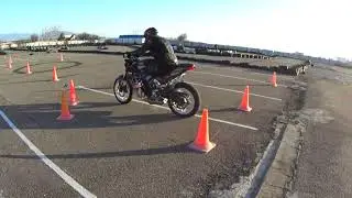 MOTO GYMKHANA NVRSK/Andrey Grebenyuk/ HYOSUNG GD250N/HITCH/37.91 sec