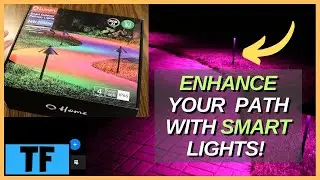 MIND-BLOWING Outdoor Lighting Makeover with Smart Pathway Lights! (Lumary LED Color Changing IP65)