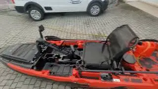 Caiaque Iron 1187 com Pedal Power Drive e Motor Toyama 3.6 hp  Kit Instala&ccedil;&atilde;o Caiaque Brasil