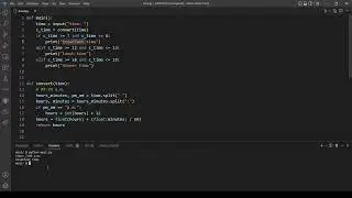 Meal Time (Challenge) -Problem Set 1 (CS50's Introduction to Programming with Python)