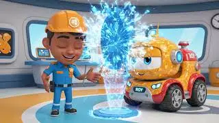 Robocar Poli Safety: The Concrete Rescue & Falling Wall Disaster! 🚧 Traffic Safety for Kids