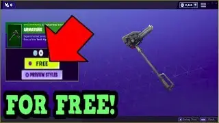 HOW TO GET ARMATURE PICKAXE FOR FREE! (Fortnite Old Pickaxe)