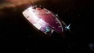 Elite Dangerous &mdash; Anaconda (Void Skin) | Космический фиолетовый блеск [Cinematic]