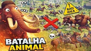 Mamutes, Minotauros e Cavalos no TABS: BATALHA ANIMAL!