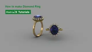 how to make diamond ring | matrix9 rings tutorials