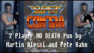 (Arcade) Super Contra 2-Player 1cc No Death Run by Martin Alessi and Pete Hahn 1080p60