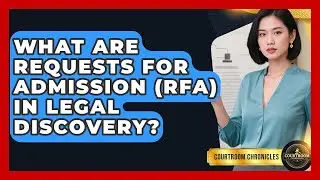 What Are Requests For Admission (RFA) In Legal Discovery? - Courtroom Chronicles