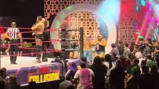 The Iron Savages entrance live - AEW Collision tapings 11/07/2024