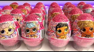 No talking ASMR Unboxing Chocolate Eggs LOL Suprise Dance