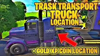 Locate a TRASK Transport Truck Wolverine Challenges Week 5 + GOLD XP COIN LOCATION WEEK 5 - Fortnite