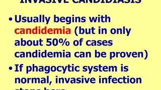 OPPORTUNISTIC FUNGAL INFECTIONS sound