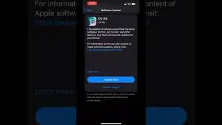 I PHONE 13 UPDATE IOS 18.5 &hellip;&hellip;#iphone #iphone13 #ios18