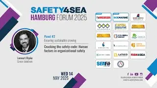 2025 SAFETY4SEA Hamburg Forum, Lennart Ripke, Green Jakobsen, Human factors in organizational safety