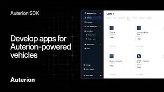 The new Auterion SDK: develop apps for Auterion-powered vehicles