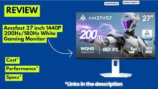 Обзор игрового монитора Amzfast 27