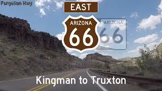Historic US 66, AZ 66 East - The Mother Road, National Trails Highway - Kingman to Truxton