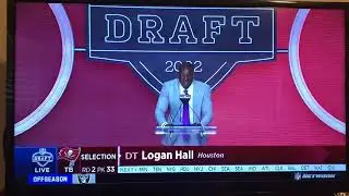 Buccaneers Draft Logan Hall