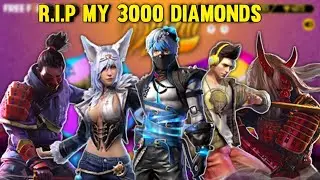 SPENDING 3000 DIAMONDS ON LAST DAY OF DIWALI WISH EVENT || MOST RARE FREE FIRE BUNDLES EVER