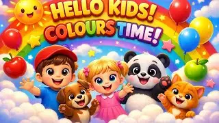 Baby & Toddler Colors 🌈 | Hello Kids Educational Video | Fun Colors Song for Little Ones.....