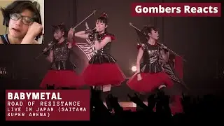 BABYMETAL Road of Resistance (Live in Japan at Saitama Super Arena) REACTION | Gombers Reacts
