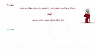 Power Analysis and Sample Size Planning in a Multilevel Data
