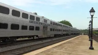 VRE 331, Southbound to Manassis, V52 leading, May 2, 2012, Alexandria, VA