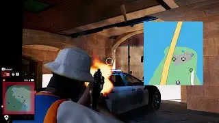 Glitch in Fort Point at Golden Gate bridge in  Watch Dogs 2