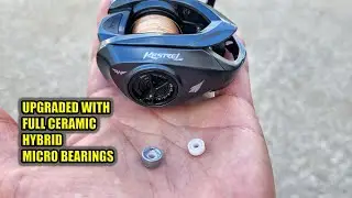 Fishing Upgraded KastKing Kestrel Elite BFS Reel - SDS Customs Full Ceramic Micro Bearings
