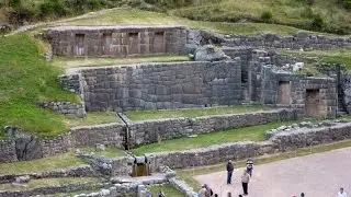 Tambomachay in Cusco Peru Inca aqueducts, canals and waterfalls