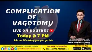 Complication of Vagotomy | #neet #neetpg #anatomy #mbbs #next #fmge #humananatomy