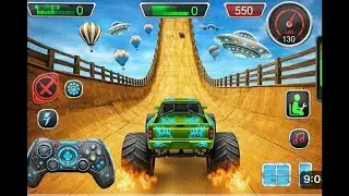 Monster Truck Mega Ramp Extreme Racing &ndash;Impossible GT Car Stunts Driving &ndash;Gadi game &ndash;Android Game